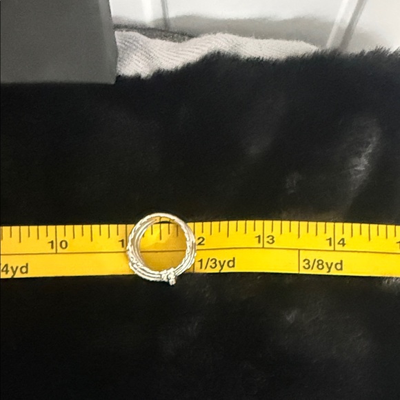 David Yurman Silver Multi-Band Ring Authentic - Picture 7 of 8